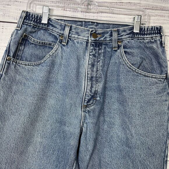 Vintage LL Bean Mens 34x32 Double L Classic Fit Flannel Lined Denim Jeans - Picture 4 of 16